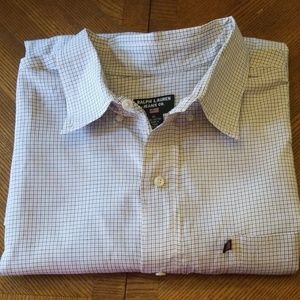 Ralph Lauren Plaid Button Down, Neck 19"